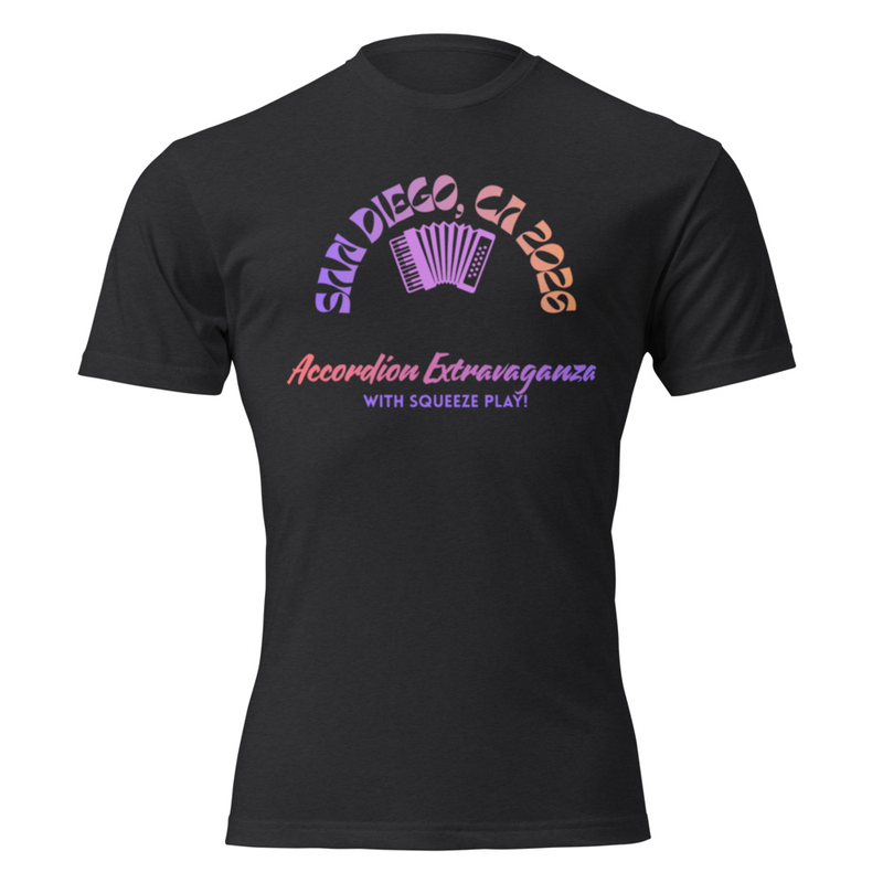 San Diego Accordion Extravaganza T-Shirt