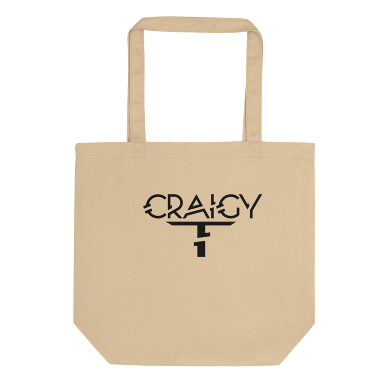CRAIGY T ORGANIC COTTON Tote Bag