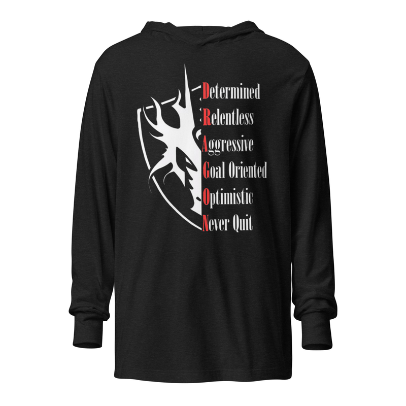 Hooded long-sleeve tee