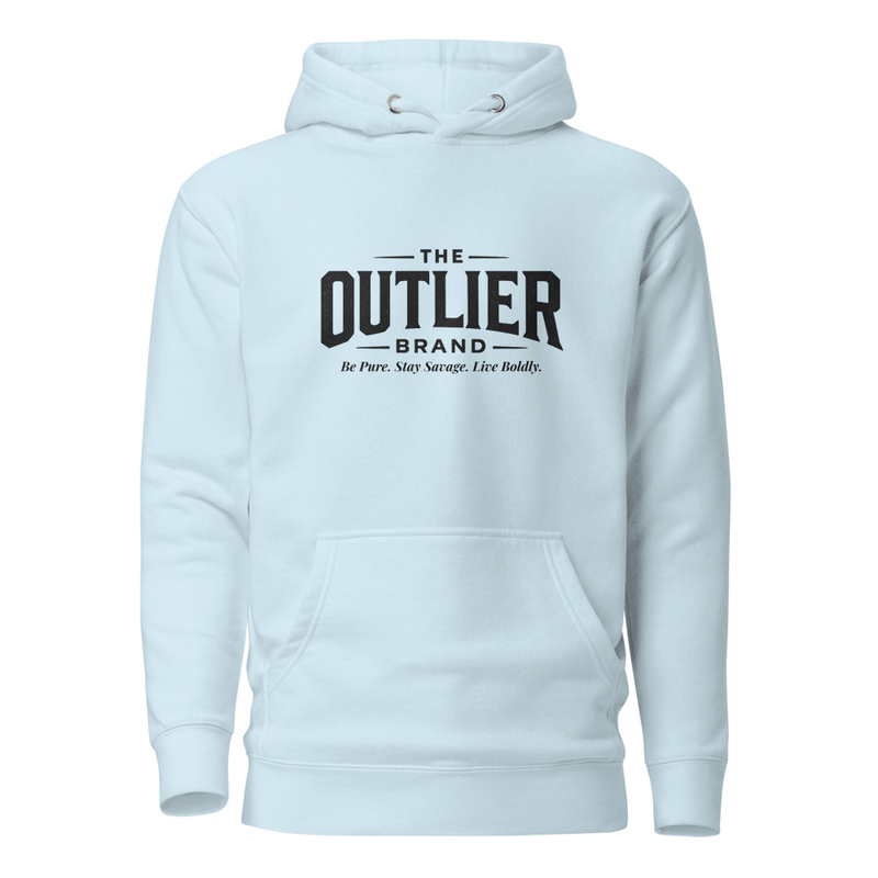 THE OUTLIER BRAND Premium Hoodie – 3XL, Sky Blue