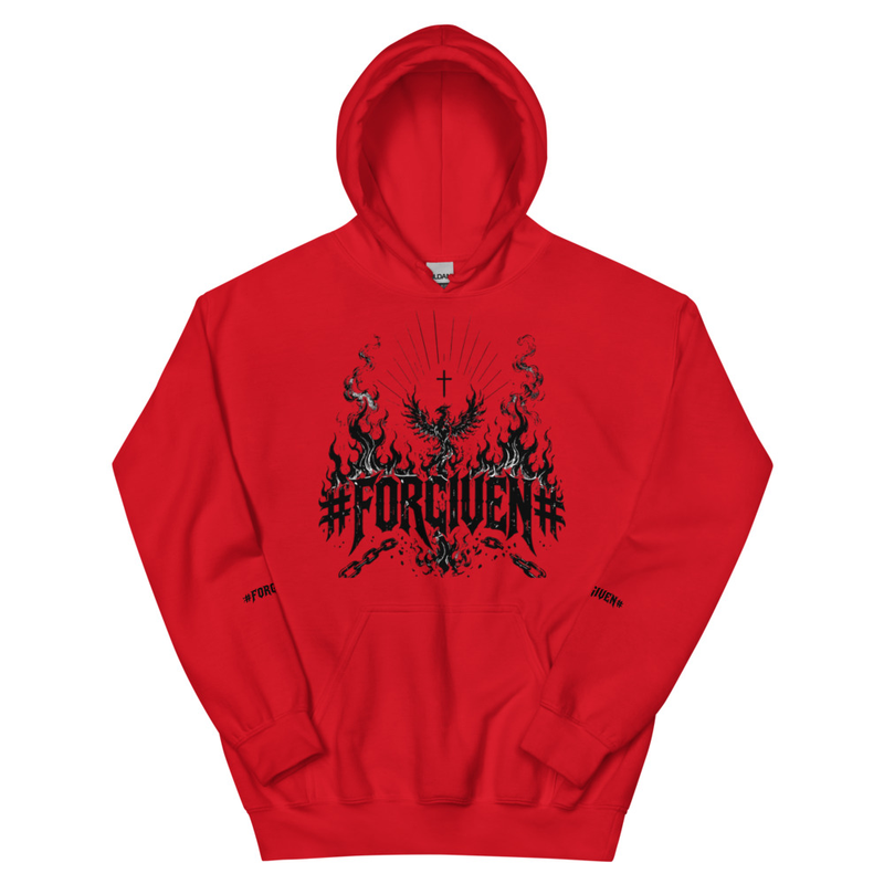 Unisex Distressed FORGIVEN Hoodie