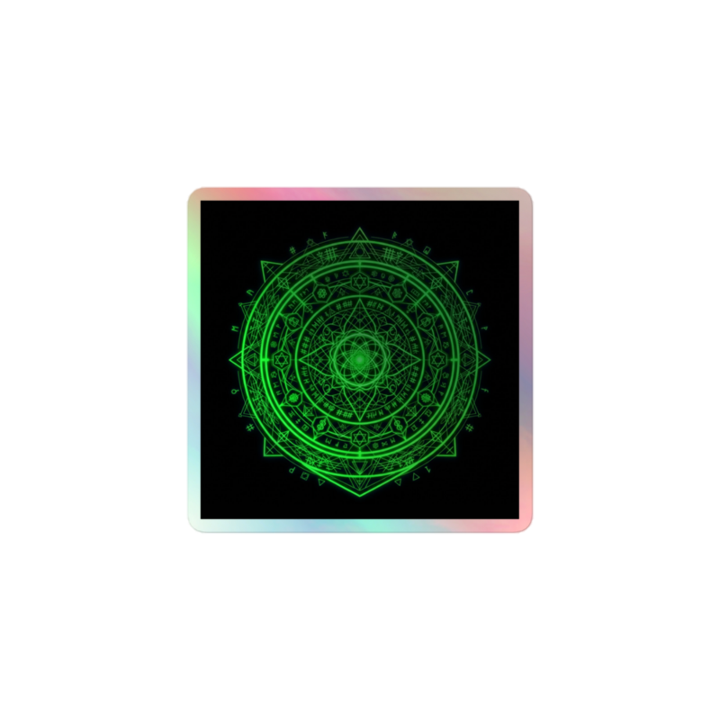 Uncle Benny ® Quantum Encryption IBM Quantum Computer Sticker Neon Green EST. 2020
