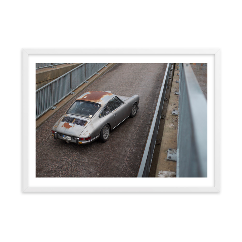 “In Rust I Trust” Porsche 912 Framed Print