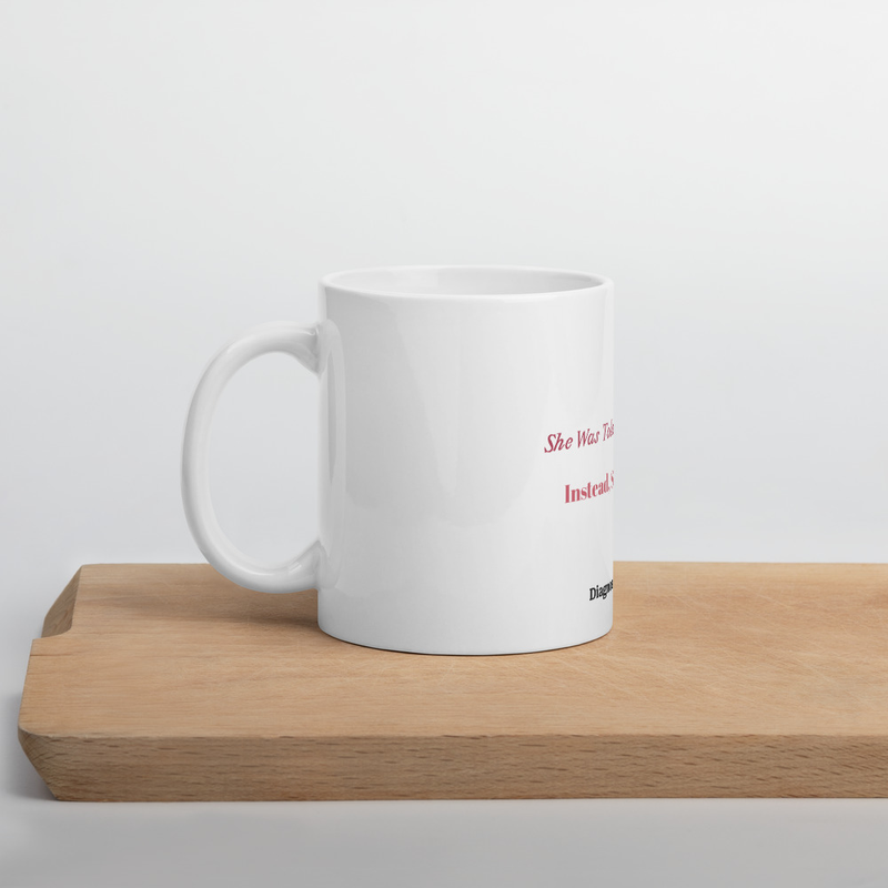 She was told to calm down. Instead, She logged in. Mug – Image 5
