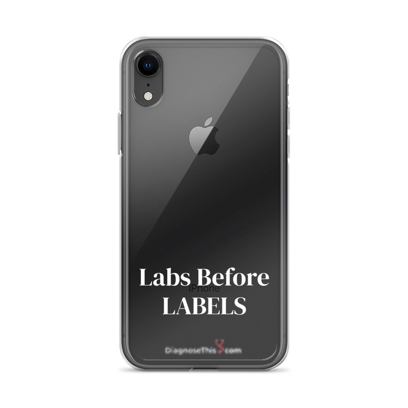iPhone®  Labs before labels.  – iPhone XR