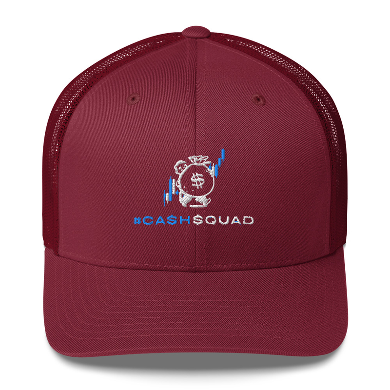 #CashSquad Hat v.1 – One size, Cranberry