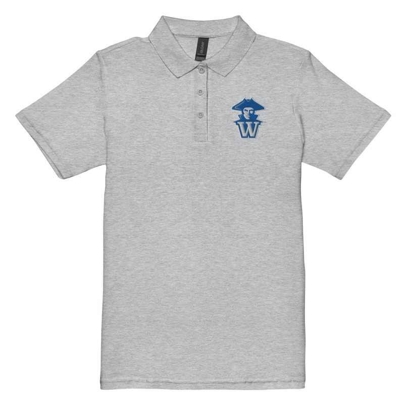 Blue Raider Women’s pique polo shirt – S, Sport Grey