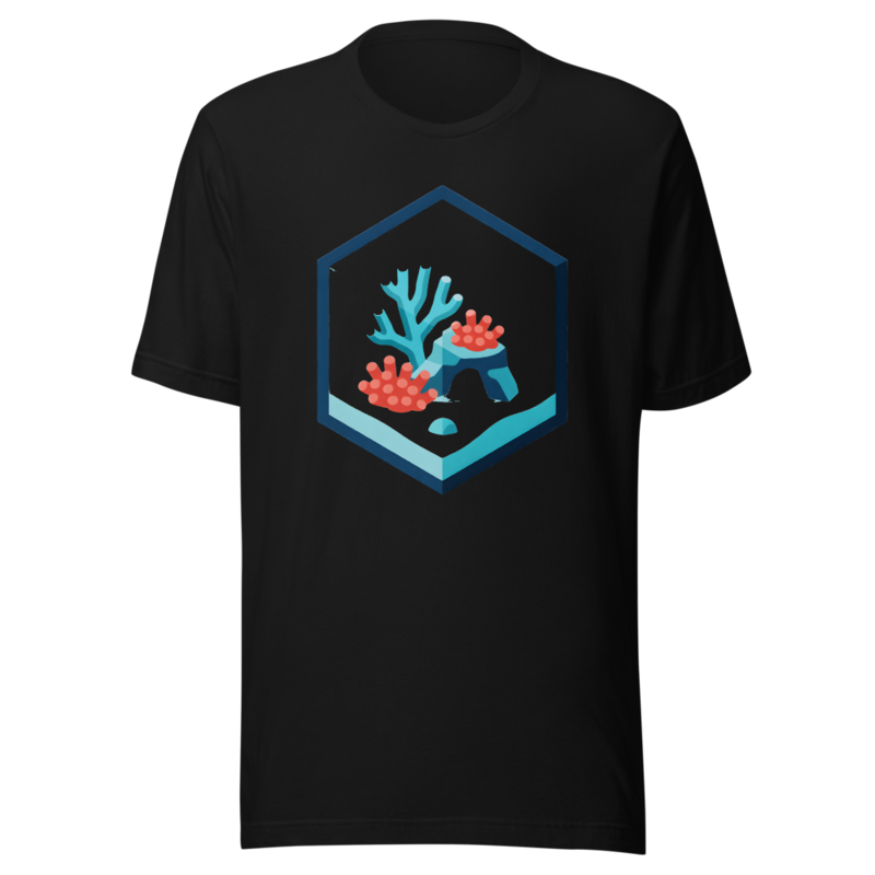 Iso Glass Reef Cube Tee (Artist Series) mockup