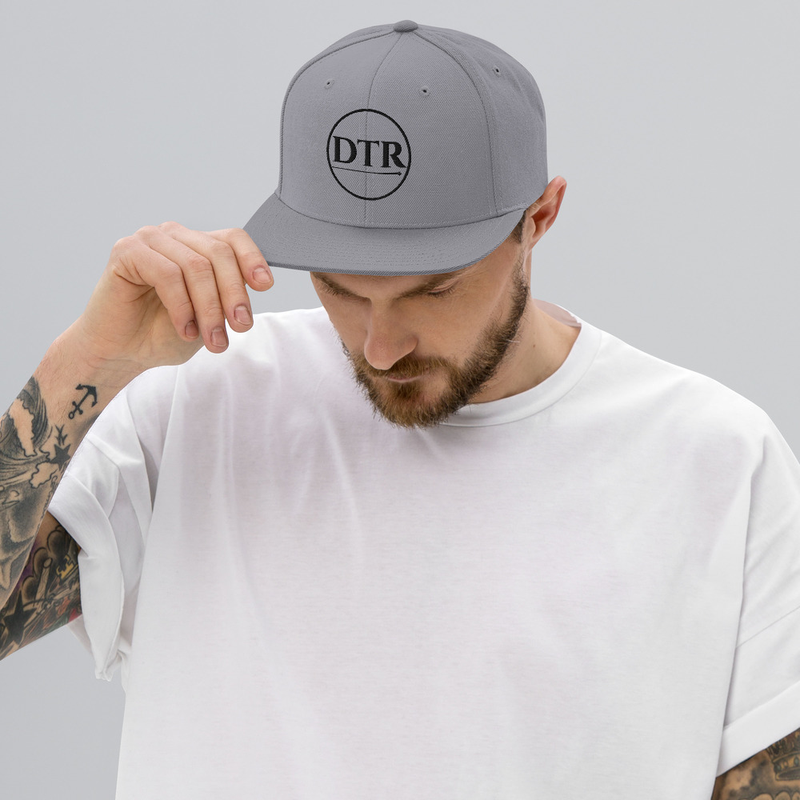 Snapback Hat Black Logo