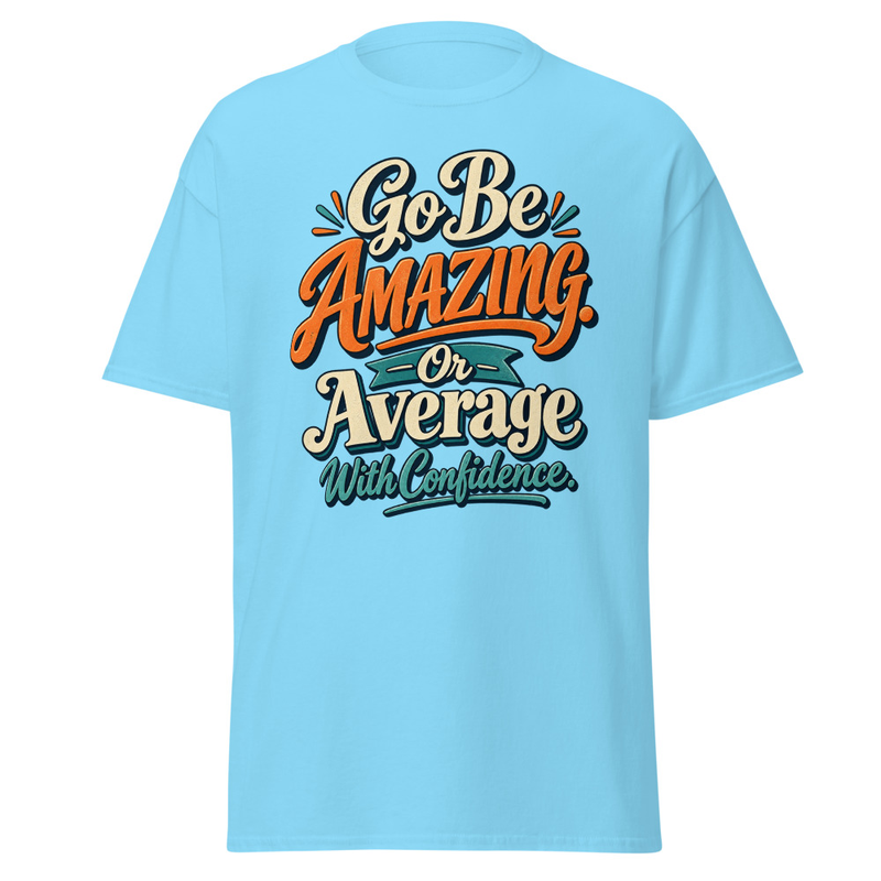 Be Amazing - Unisex classic tee – L, Sky