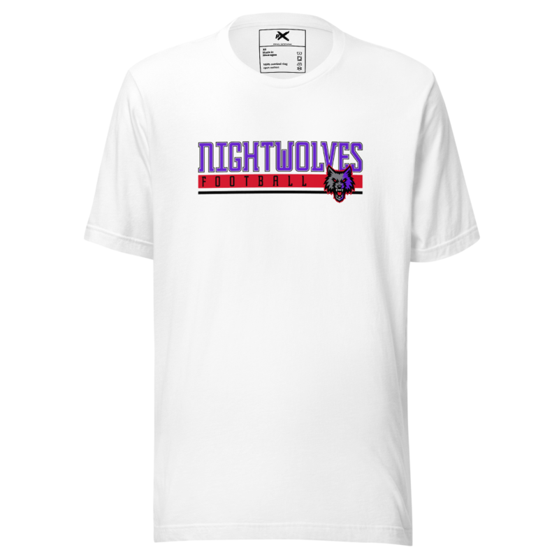 Northwest Nightwolves - DFA Font Nightwolves Tee – XL, White