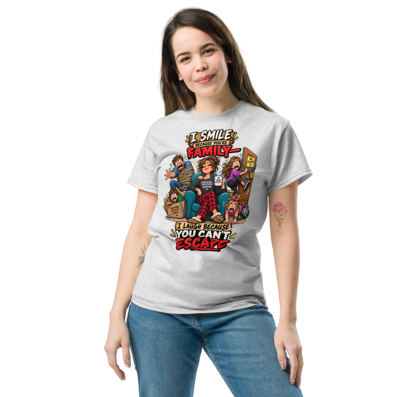 You can't scape - Unisex classic tee – XL, Ash