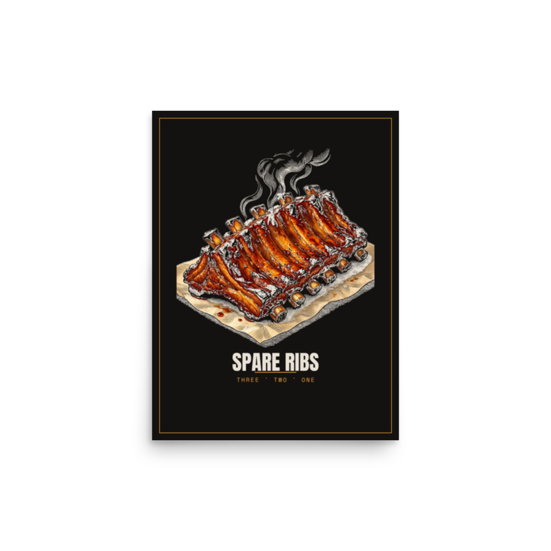 Spare Ribs Poster mockup