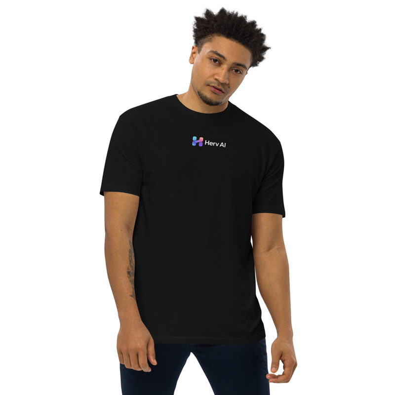 Herv AI Men’s premium heavyweight tee