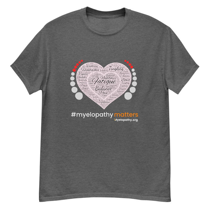 Myelopathy Heart Design by Esther Martin-Moore Classic Tee