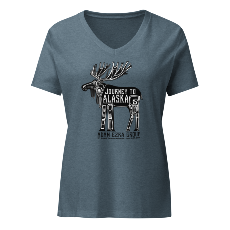 Journey to Alaska Women’s V-Neck T-Shirt