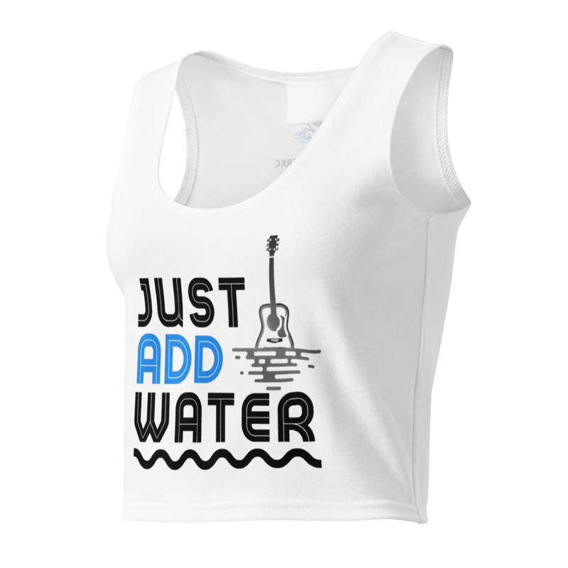 Cotton crop top - JAW Logo