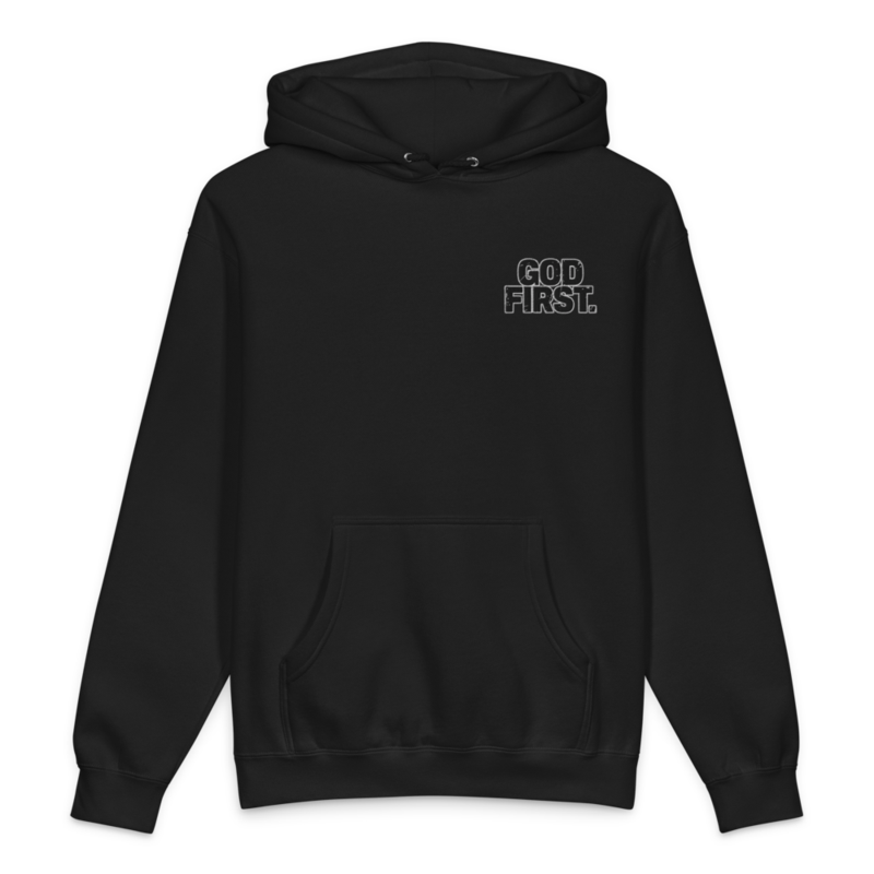 GOD FIRST Unisex Heavyweight Hooded Sweatshirt | Independent Trading Co. IND4000