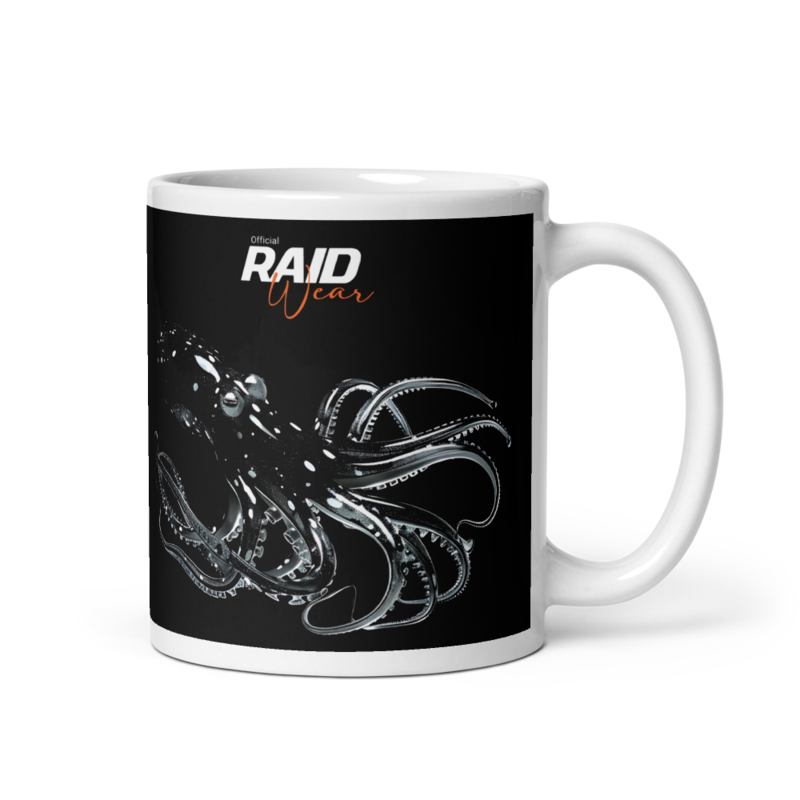 RAID Wear Octopus Mug – 11 oz, White