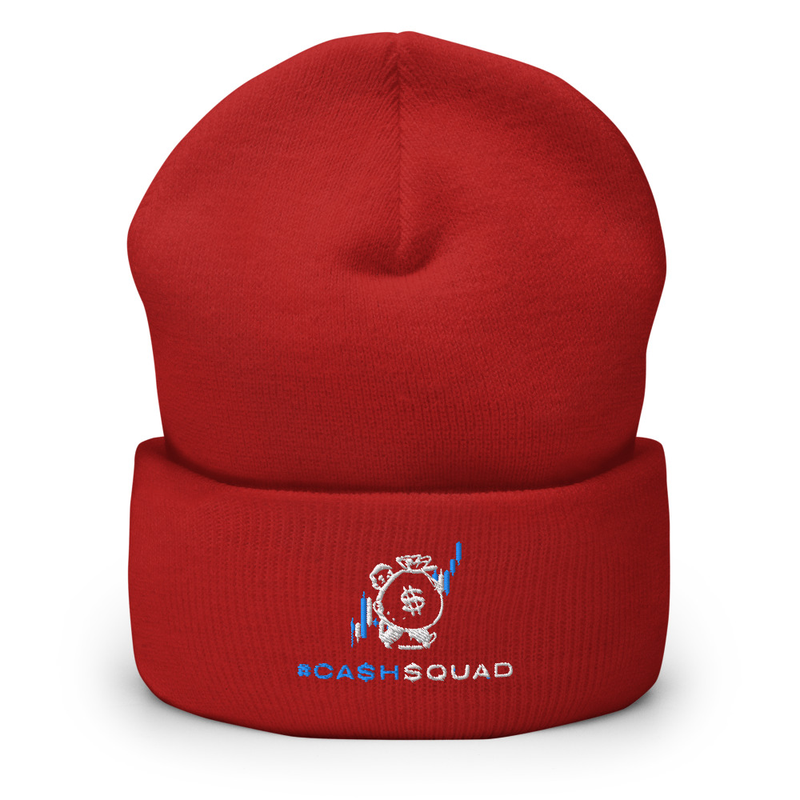 #CashSquad Beanie v.1 – One size, Red