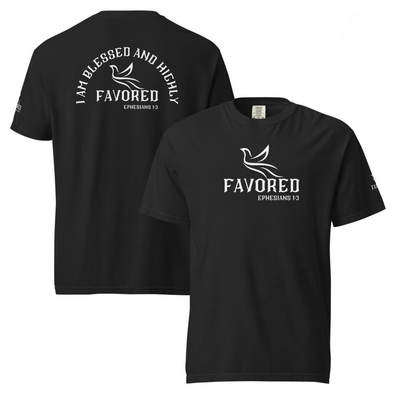 FAVORED Unisex garment-dyed heavyweight t-shirt