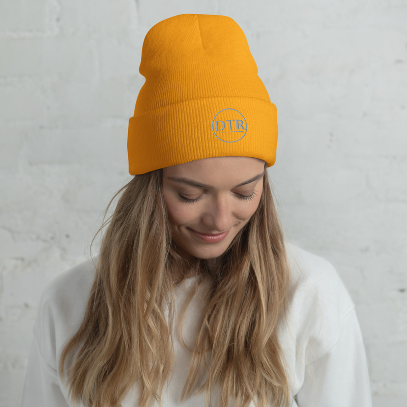 DTR Cuffed Toque/Beanie Grey Logo