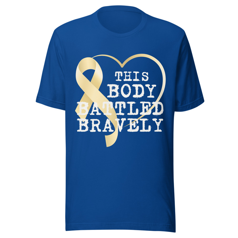 This Body Battled Bravely - Midnight Tone – S, True Royal