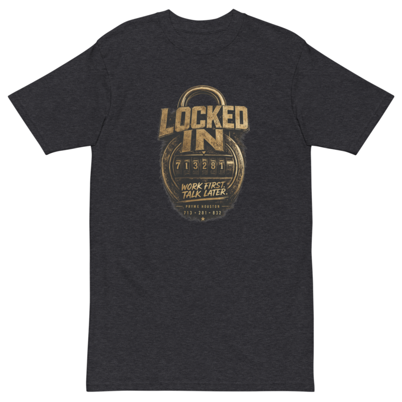 LOCKED IN Heavyweight Tee