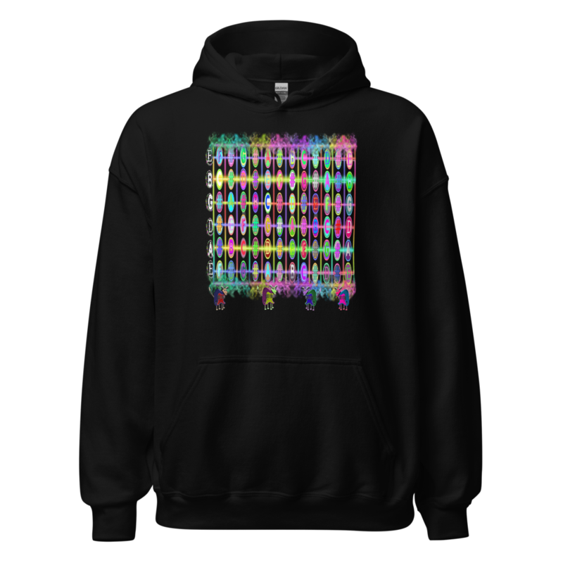 Pluckleboard Black Unisex Heavy Blend Hoodie