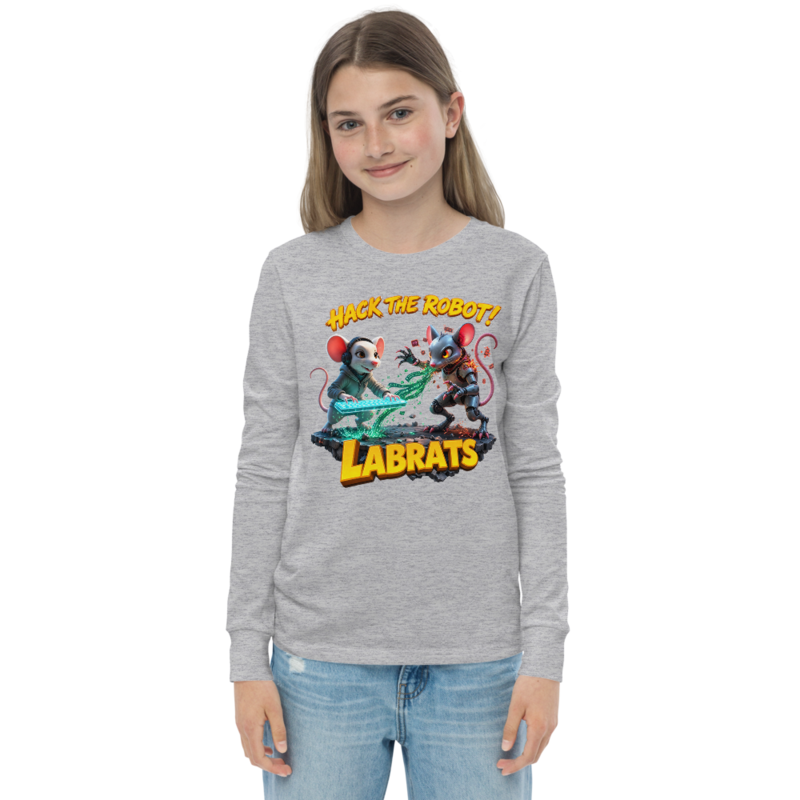 Hack The Robot Kids Long Sleeve