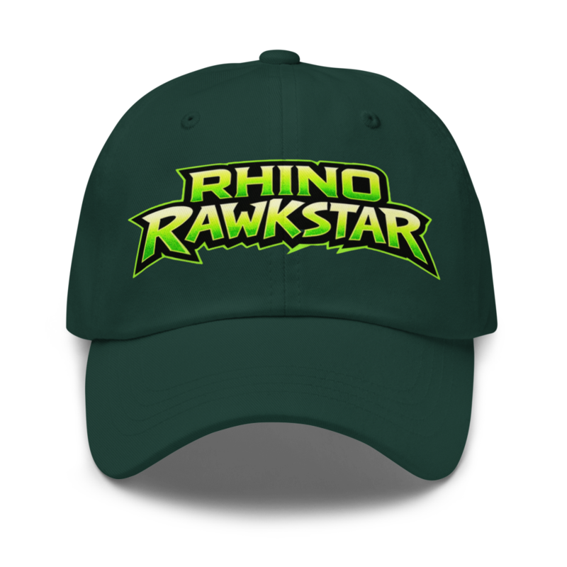 Rhino Rawkstar Logo Cap — Spruce / One size
