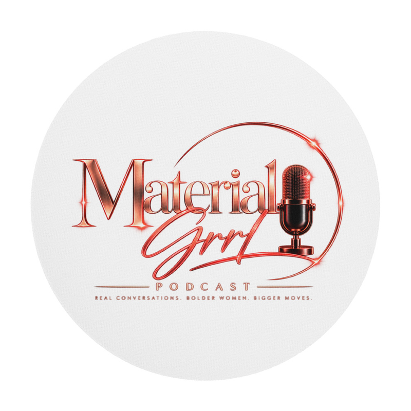 Material Grrl Round Desk Mouse Pad