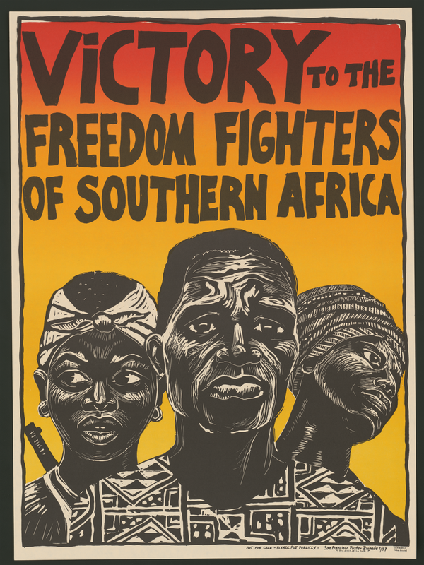 Victory to the Freedom Fighters of South Africa, 18"x24" Poster