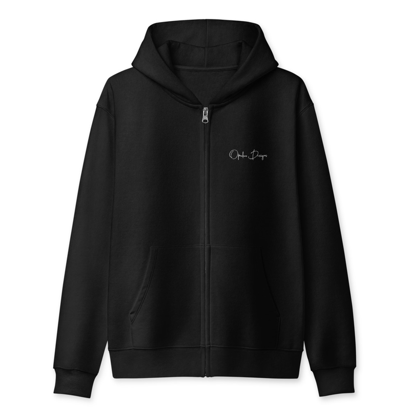 Embroidered Opulux Signature Unisex Full Zip Hoodie