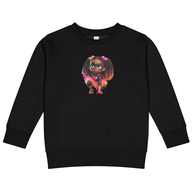 Mora Kids crew neck sweatshirt – 2, Black