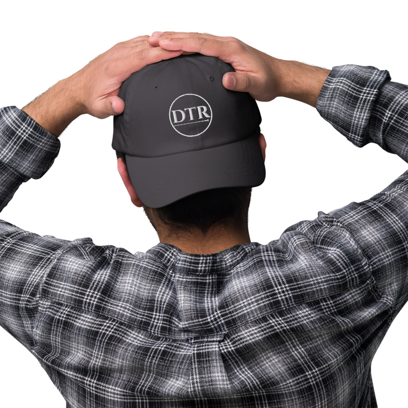 Dad Hat White Logo