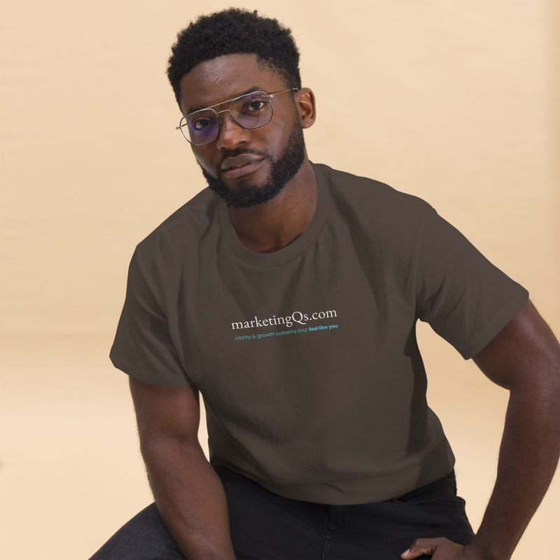 mQs Day One - Dark Promo T – S, Dark Chocolate
