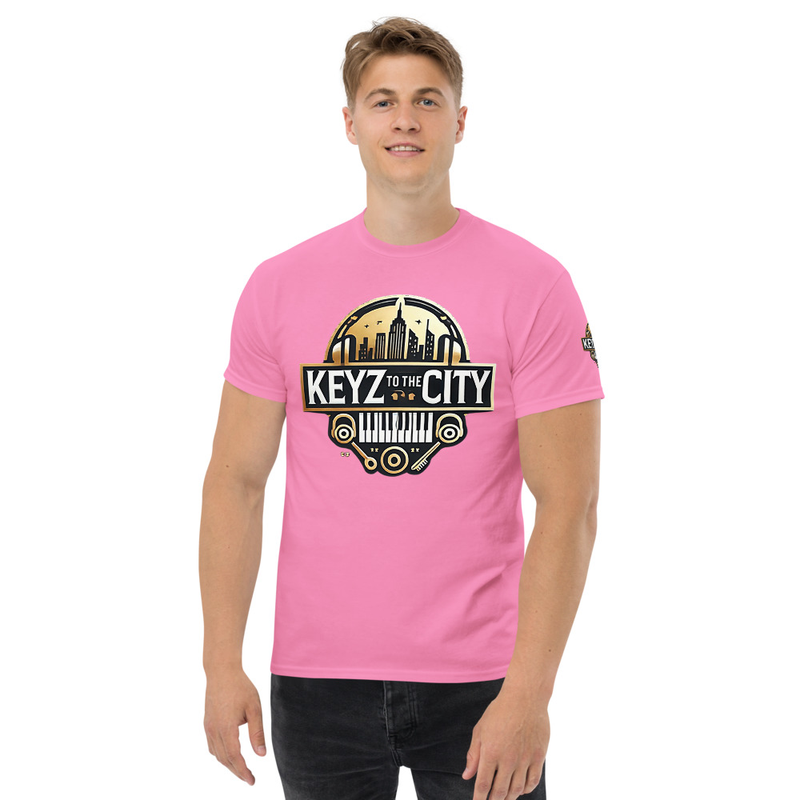 Unisex Keyz classic tee – XL, Azalea