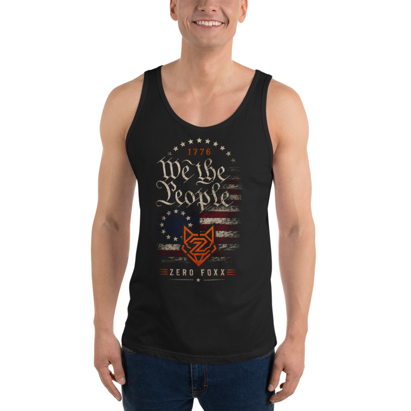 We the People — Betsy Ross 1776 | Tank Top — Black / XS