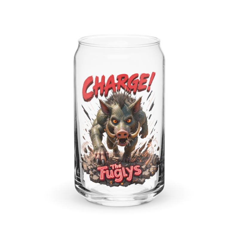 Bristleback - Charge 16oz Can Glass
