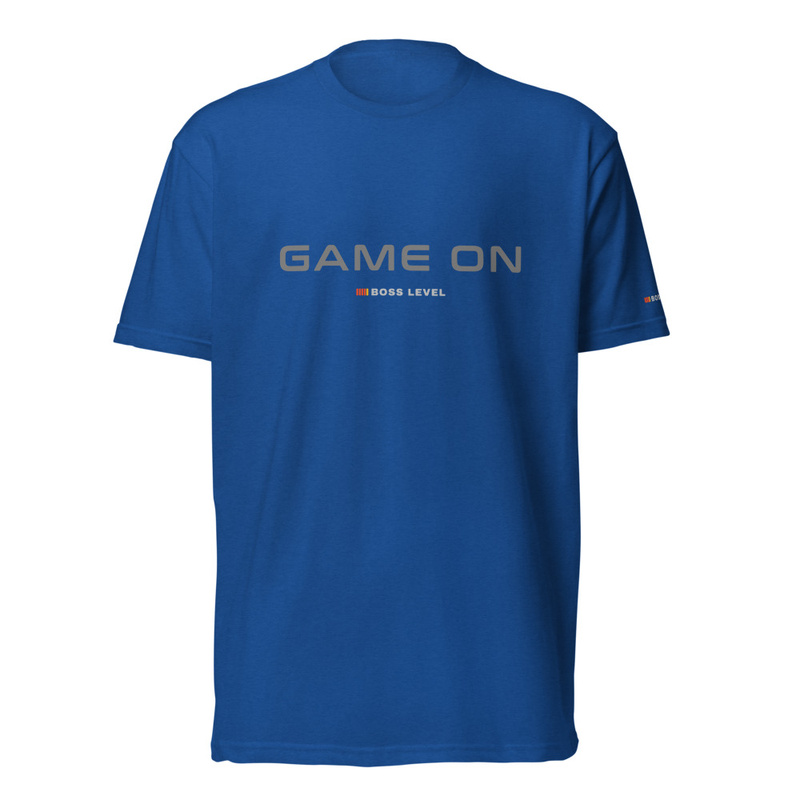 GAME ON Fitted T-Shirt - Next Level 6210 – XS, Royal