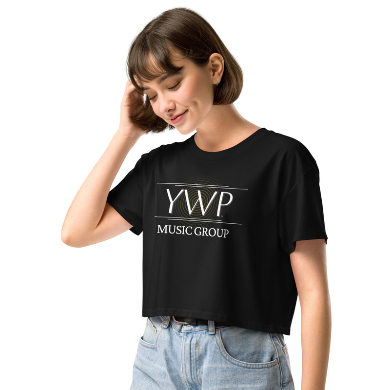 YWP Music Group Black Women's Crop Top