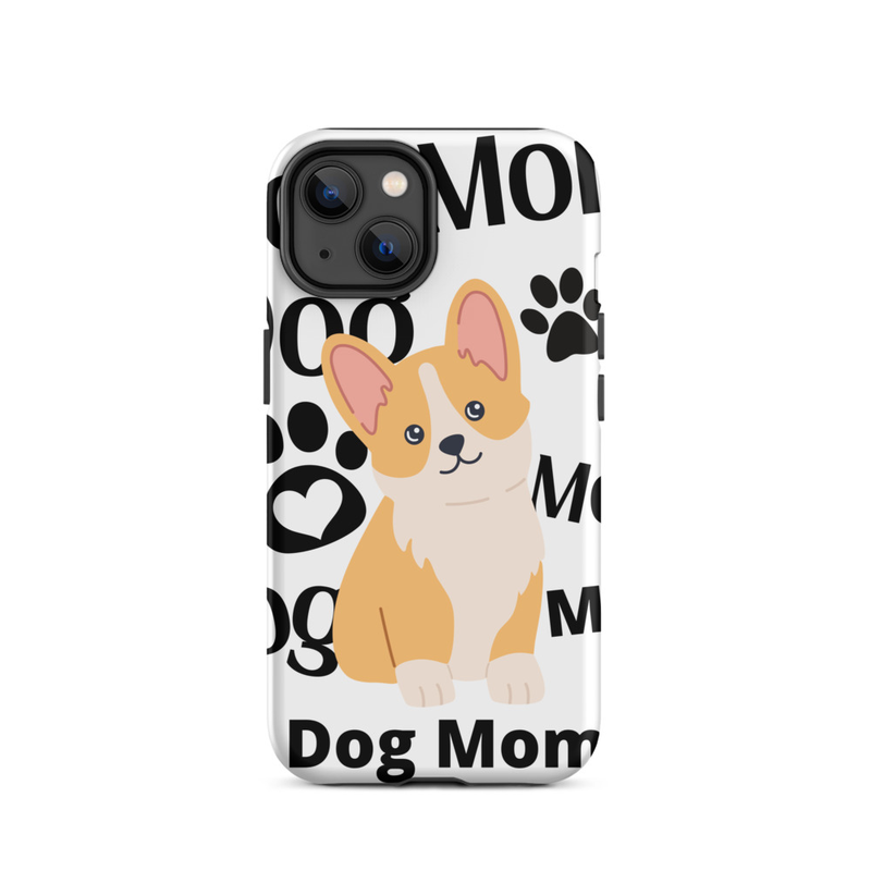 Tough Case for iPhone®: Dog Mom – iPhone 14, Matte