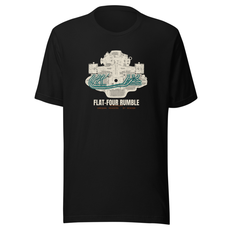 Flat-Four Rumble Tee mockup