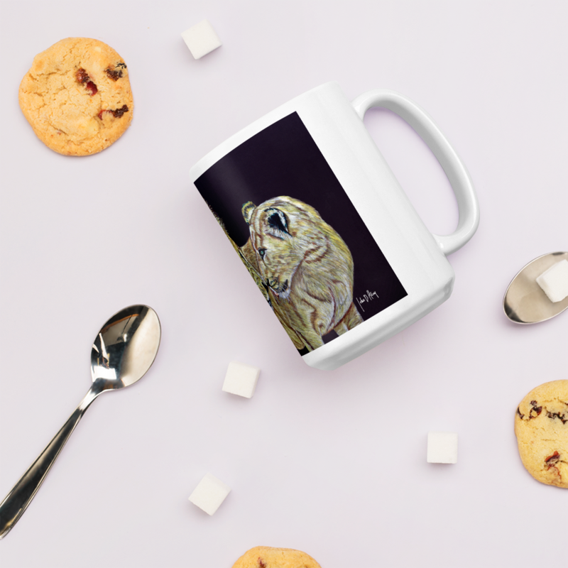 Love Story - White glossy mug – 15 oz, White