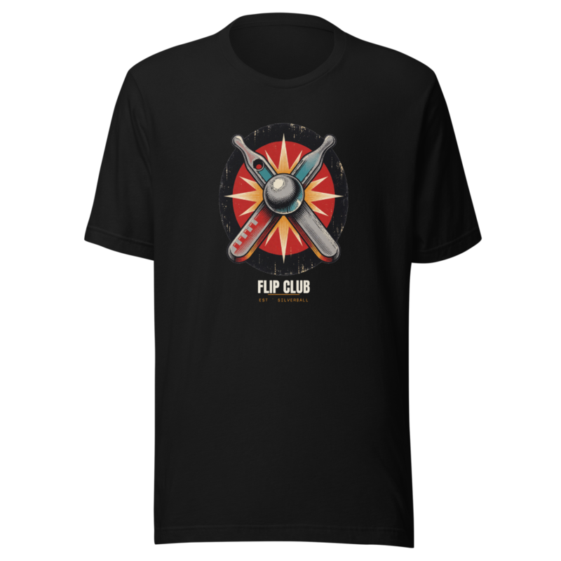 Flip Club Tee — Pinball merch