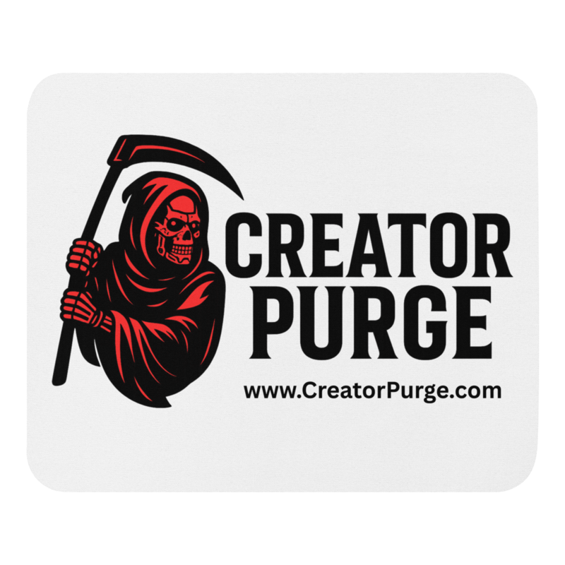 Creator Purge Logo Mouse pad - Creator Purge Merchandise