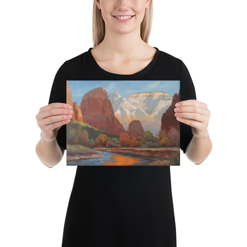 Angels Rising - Fine Art Canvas Print – 9″×12″