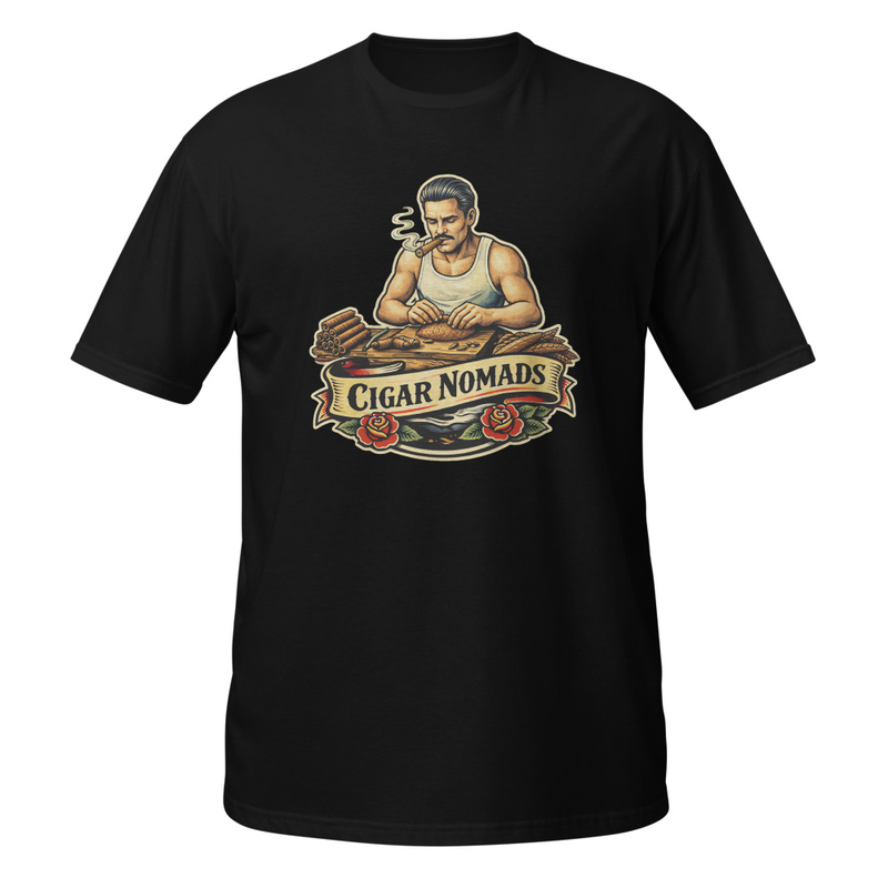 Cigar Nomads Roller Tee / Black / S
