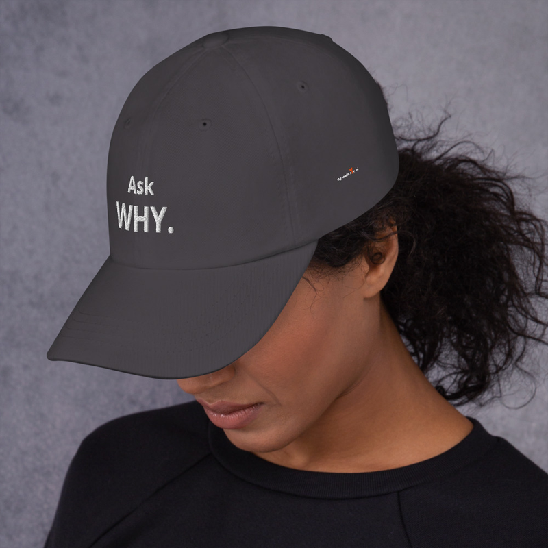 Ask Why. – One size, Dark Grey